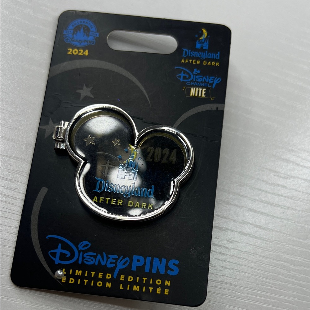 Disneyland After Dark 2024 Silver and Blue Pin